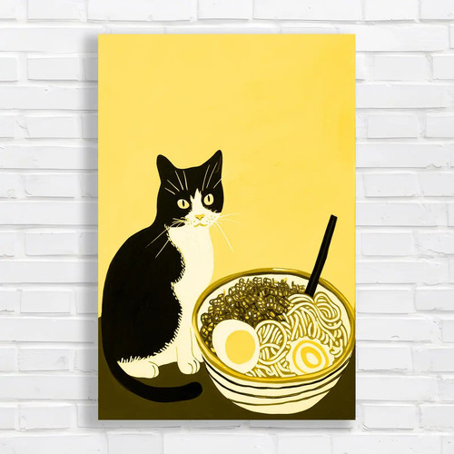 Whimsical cat pink kitchen - whimsical,