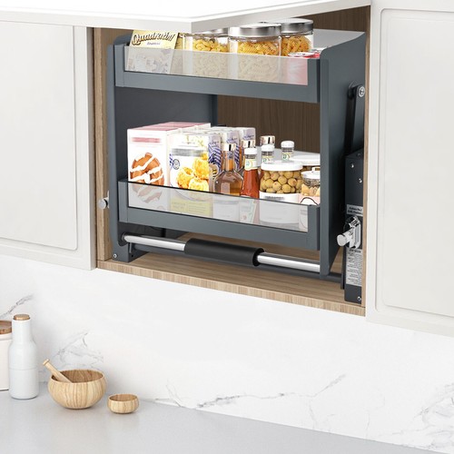 Pull out cabinet - shelf, drop