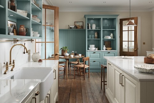 Jacobsen faux frame kitchen - faux, in-frame